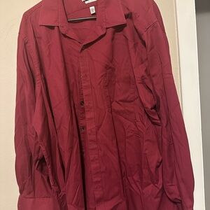 Van Heusen Men's Red Shirt